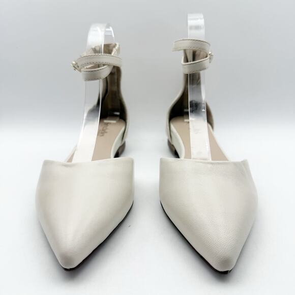 Seychelles Womens What a Girl Wants Flats US 8.5 M Off White Leather NWOB - Picture 6 of 12